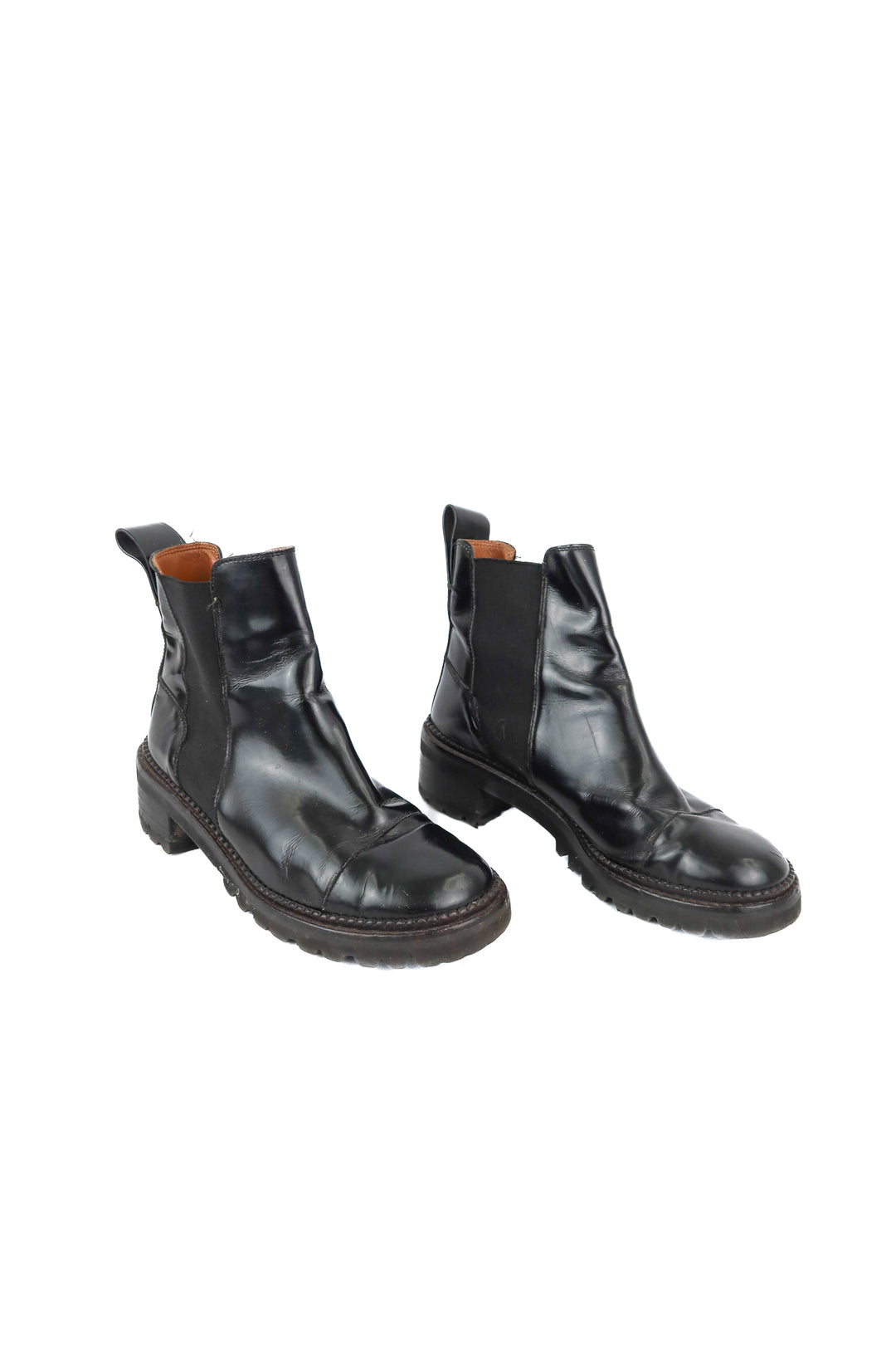 See by Chloe black combat boots (39)
