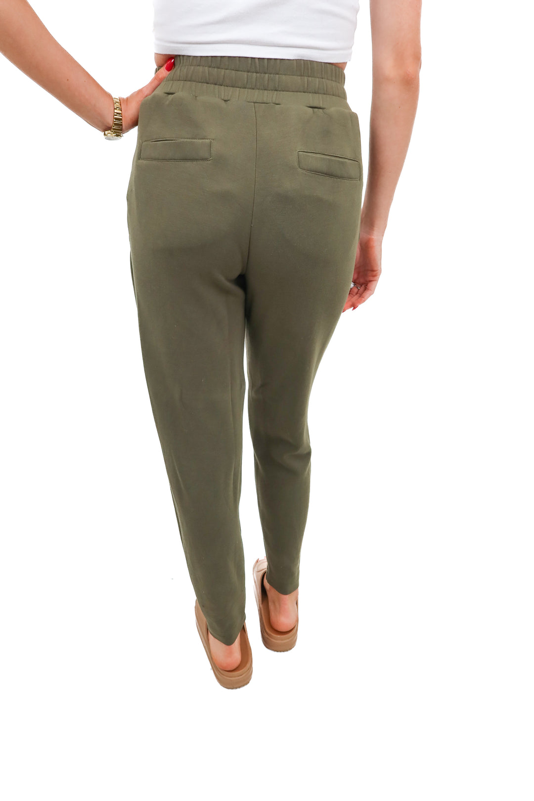 Varely green doublesoft joggers
