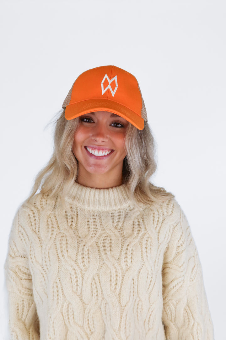 Orange Morgan Wallen Trucker Hat