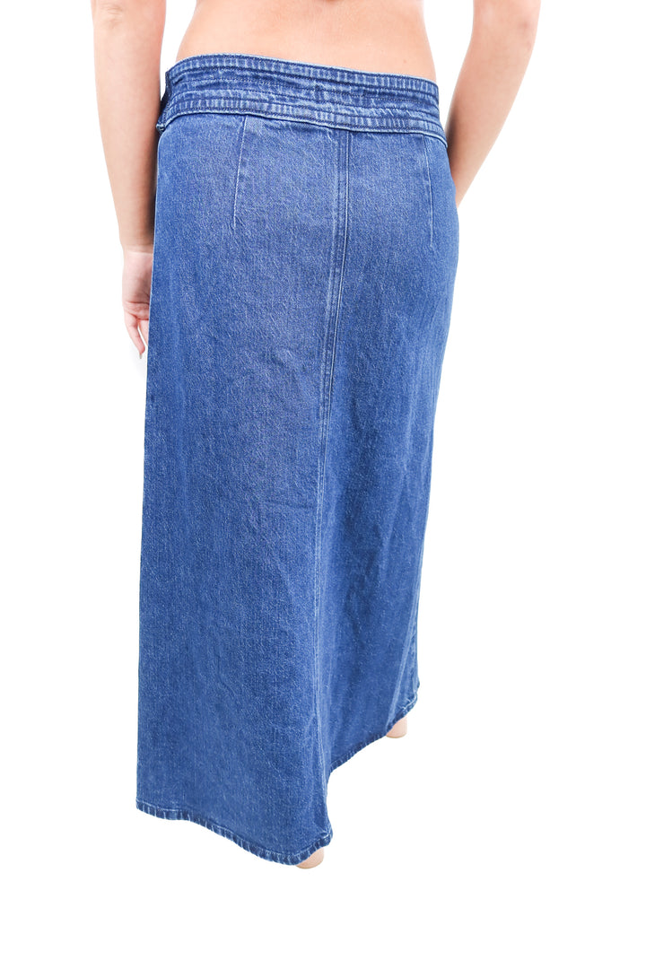 Ann Taylor long denim skirt (00) NWT