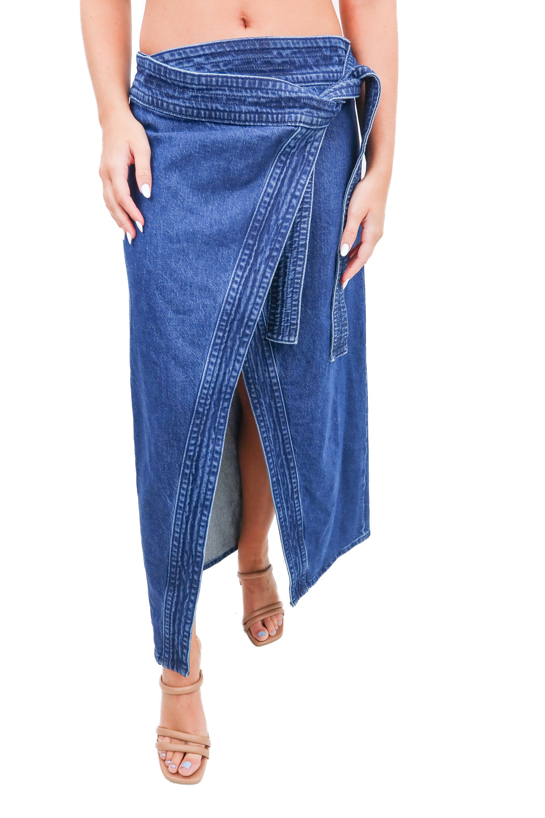 Ann Taylor long denim skirt (00) NWT