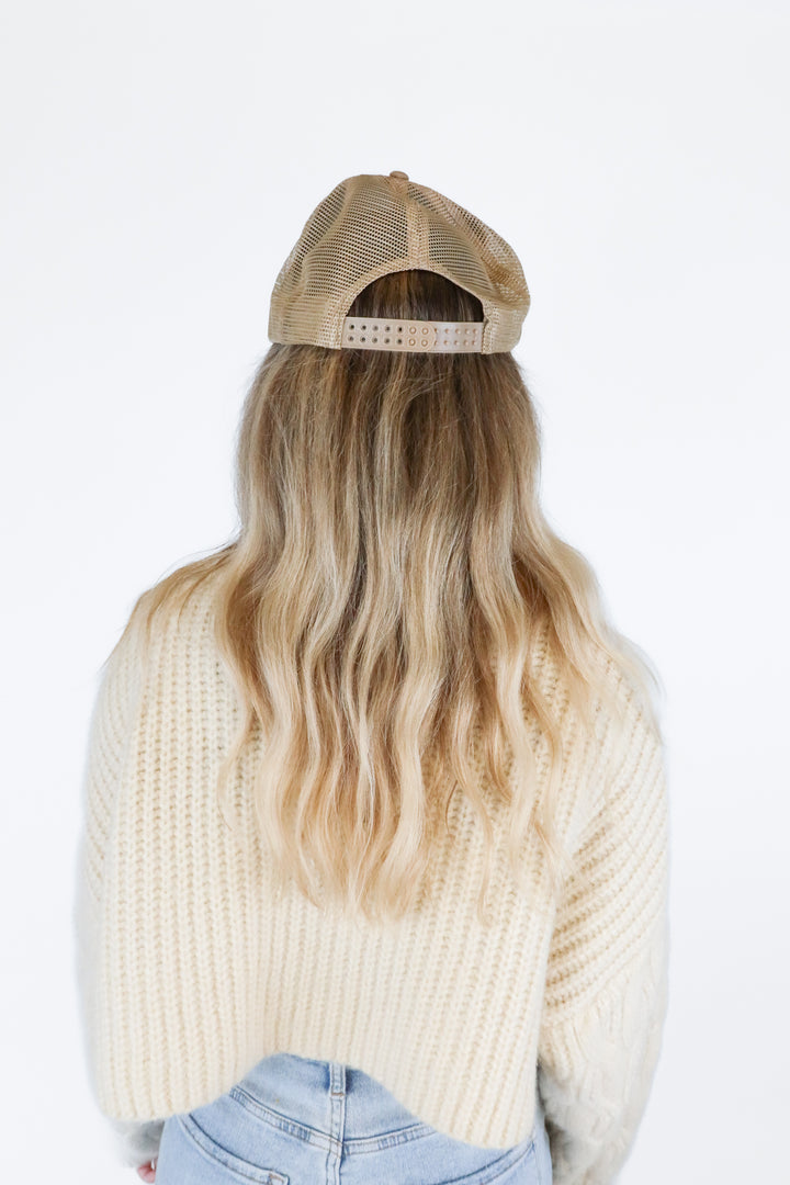 Taupe Grateful Trucker Hat