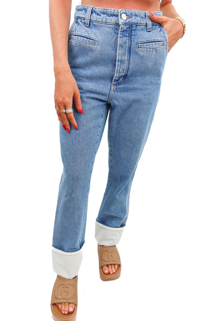 Loewe cuffed jeans (32/ US0-2)
