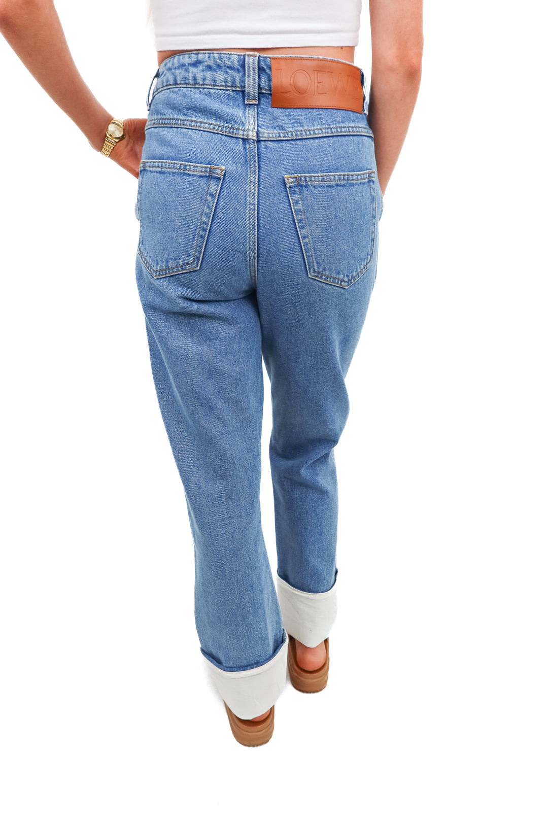 Loewe cuffed jeans (32/ US0-2)