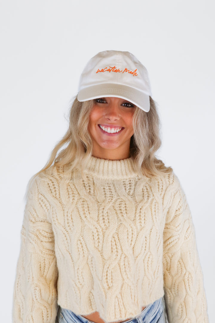 Mom Water White/Orange Vacation Mode Cap