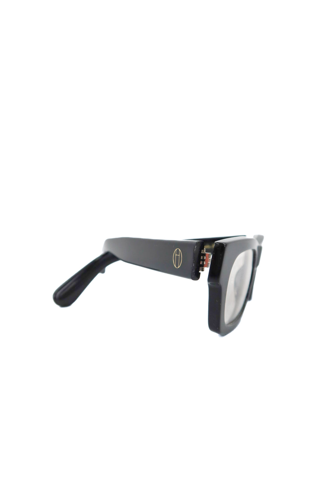 heaven mayhem clear sloane black framed glasses (retail $190)