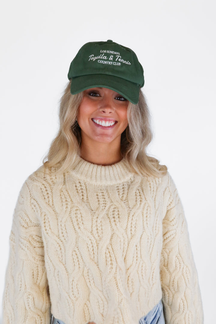Los Sundays Green Tequila & Tennis Country Club Cap