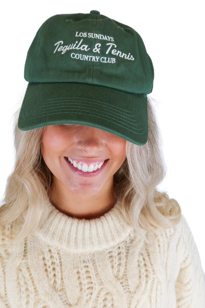 Los Sundays Green Tequila & Tennis Country Club Cap