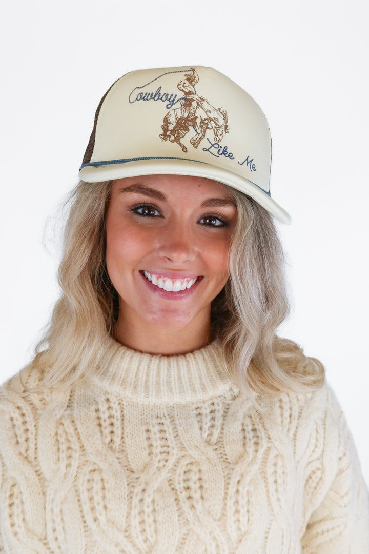 Cowboy Like Me Trucker Hat NWT (Retail $30)
