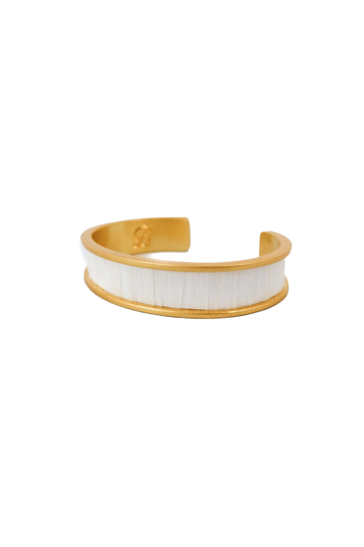 brighton gold and white cuff bracelet (retail $78)