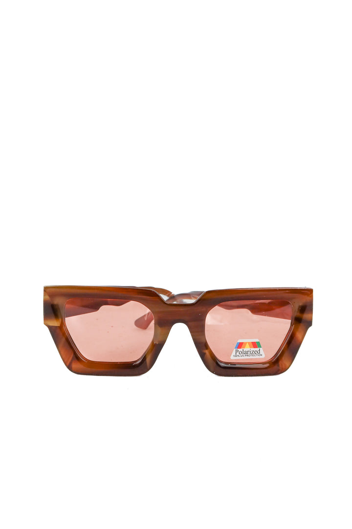 Ryan Simkhai brown polarized sunglasses