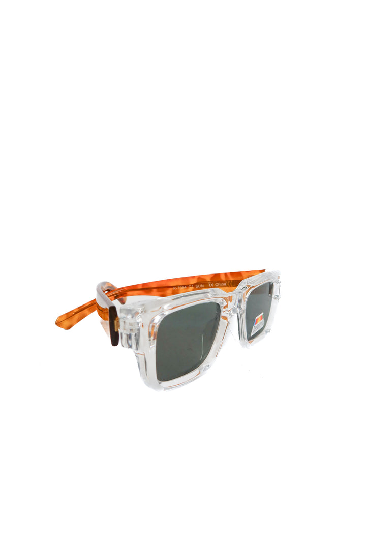 Ryan Simkhai clear polarized sunglasses
