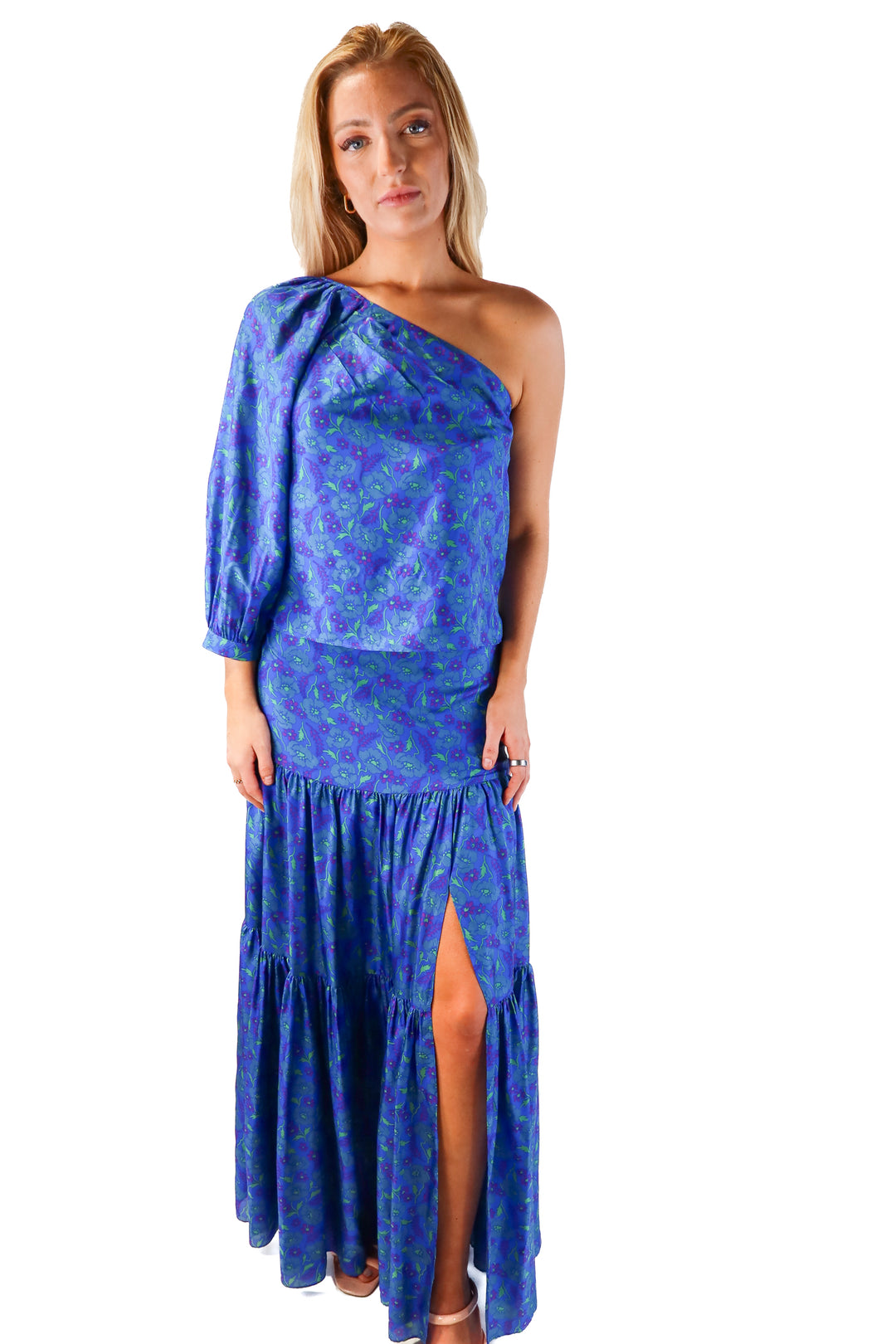 Veronica Beard blue floral set (4; retails for $598)