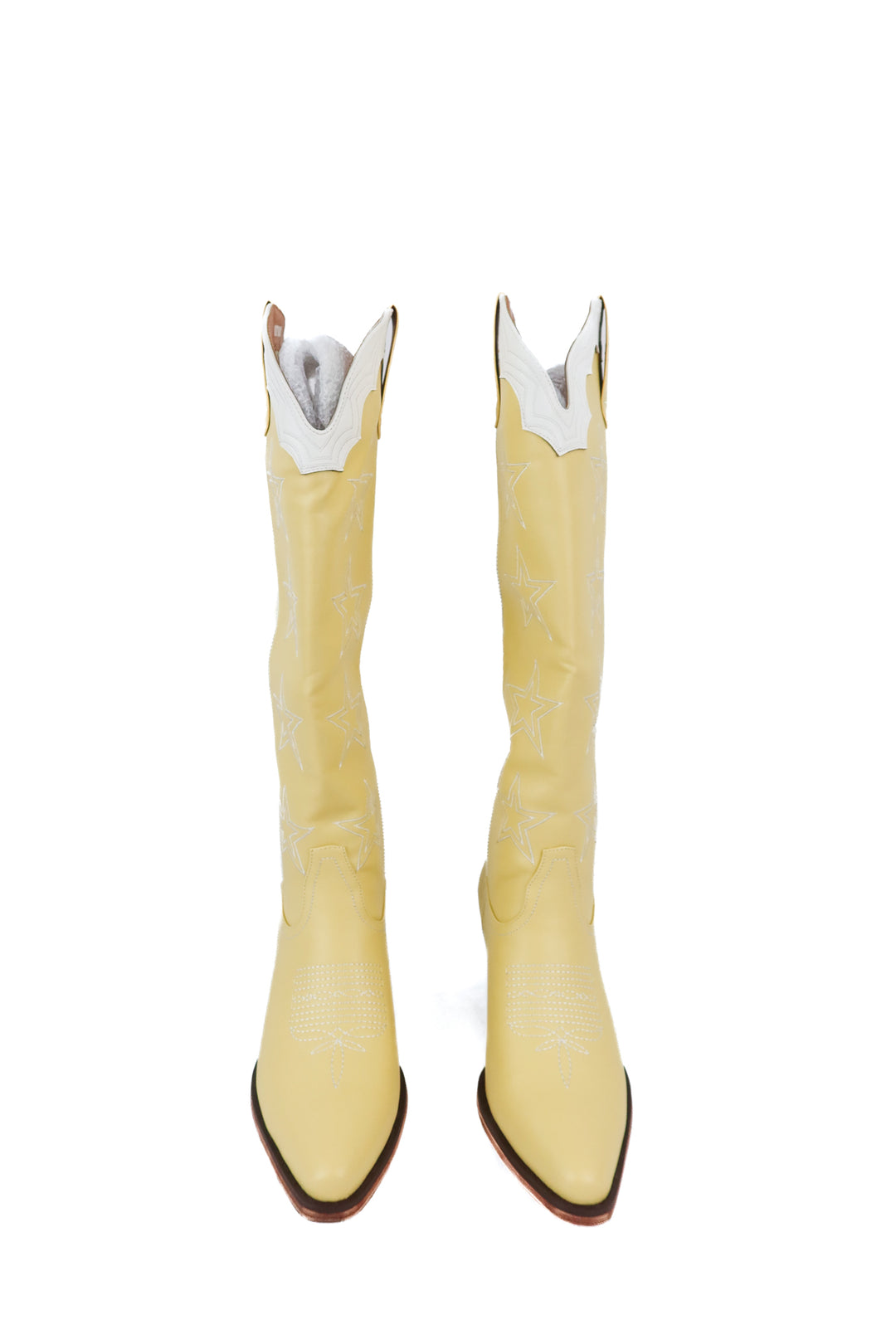 Marfa yellow star cowboy boots NWT (6.5)