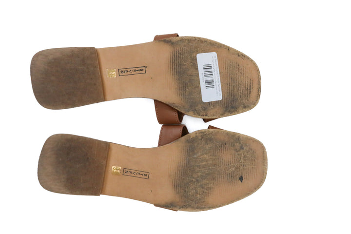 Steven Cognac H Slide Sandals (9)