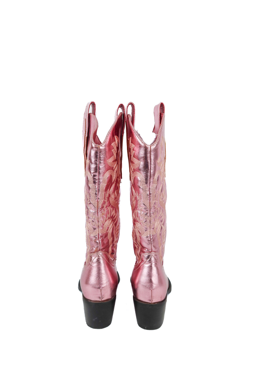 Billini pink metallic cowboy boots (7)
