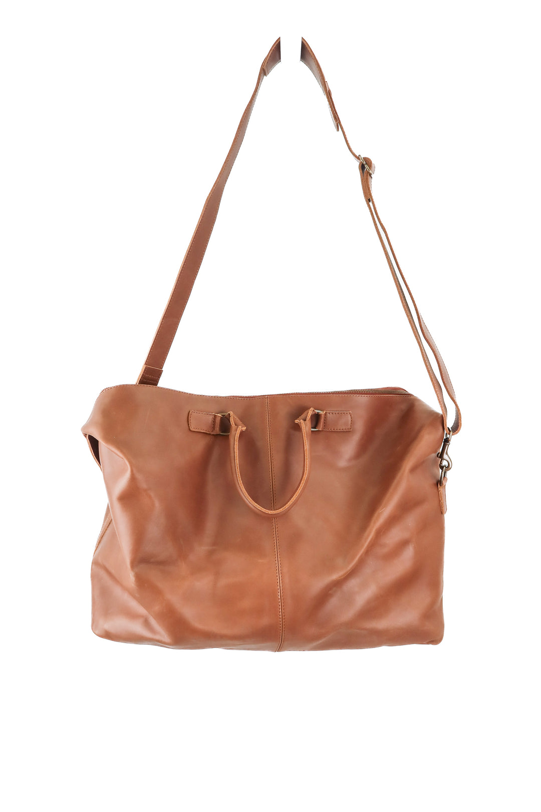 Able leather duffle bag NWT