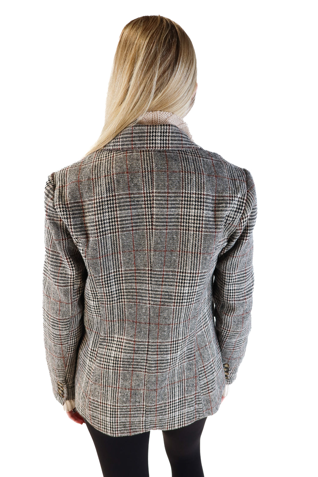 Fate plaid blazer with knit lining NWT (s; retails for $65)
