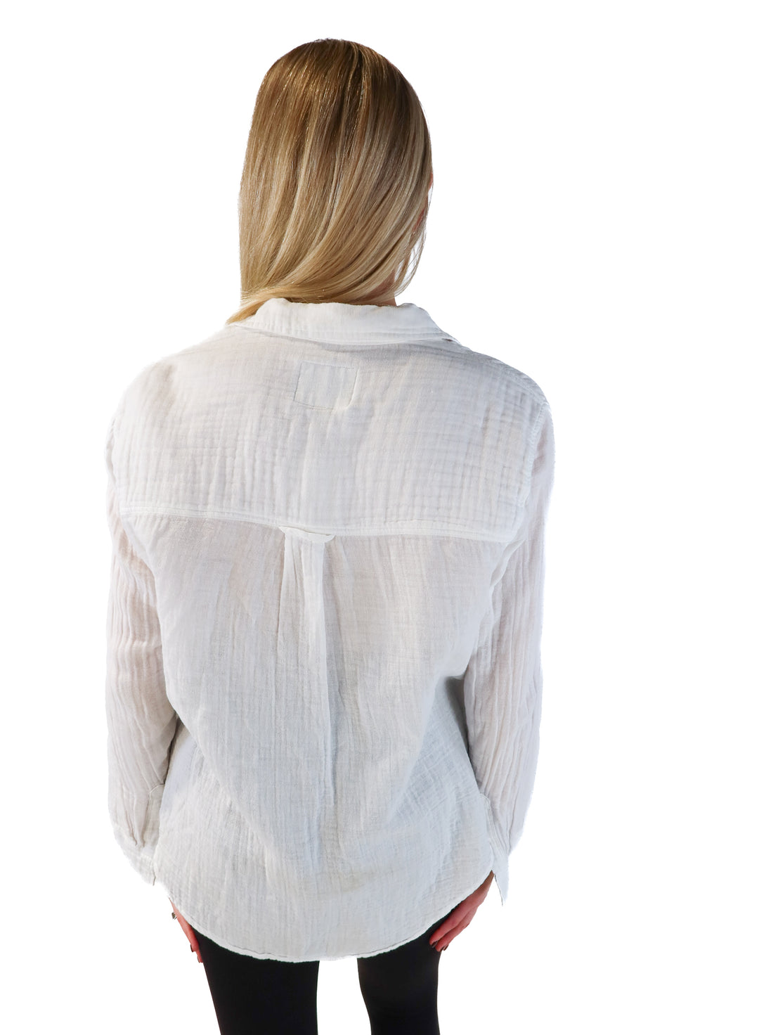 Rails White Cotton Gauze Shirt (M; retails for $168)