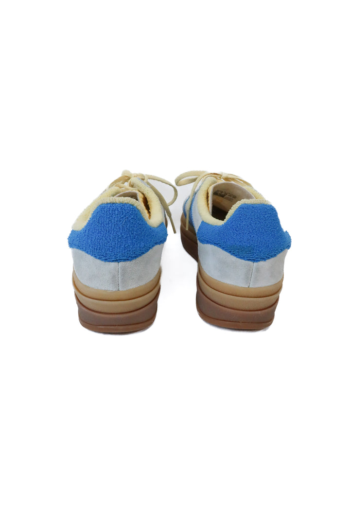 Adidas Blue Stripe Suede Gazelle Sneakers (6.5; retail $100)