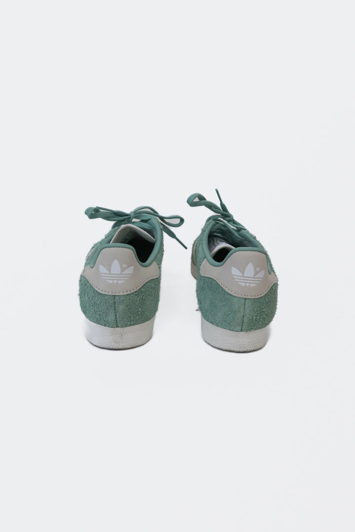 Adidas Light Green Gazelle Suede Sneakers (6; retail $100)