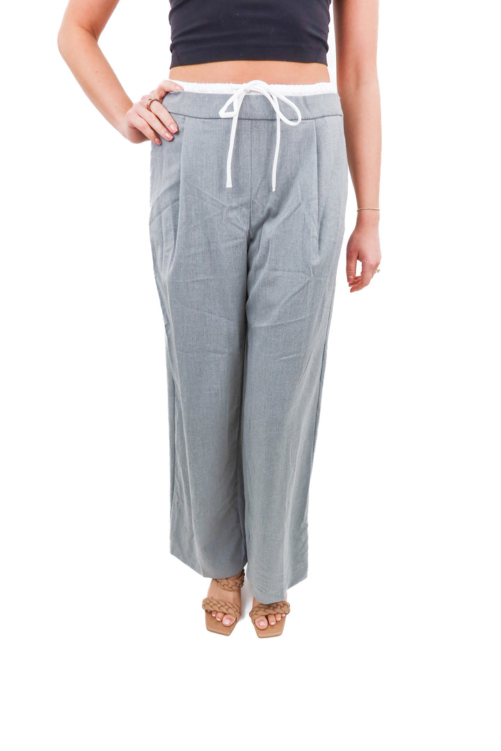 Zara grey trouser pants (S)