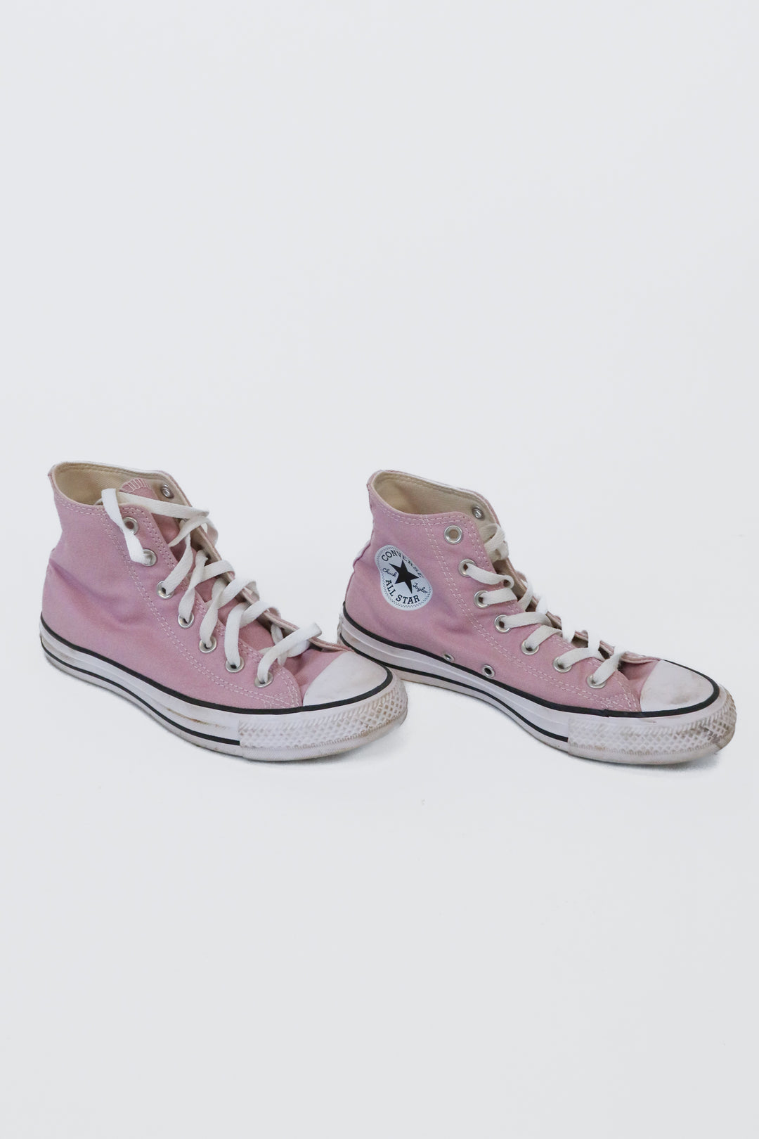 Converse Lilac Chuck Taylor All Star High Tops (7; retail $65)
