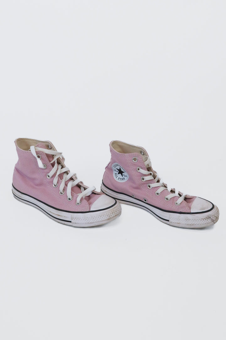 Converse Lilac Chuck Taylor All Star High Tops (7; retail $65)