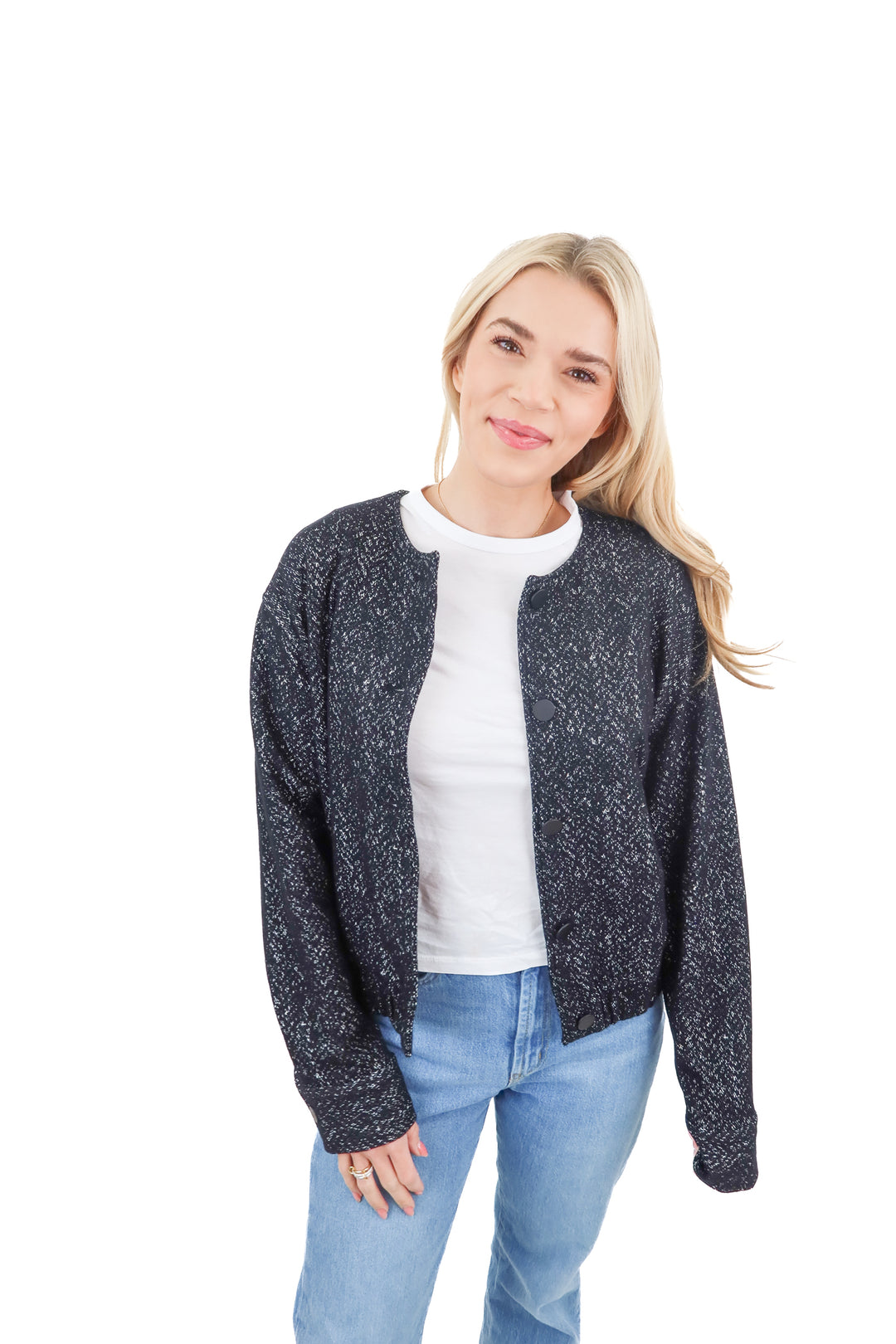 Spanx black jacket (S+M; retail $148)