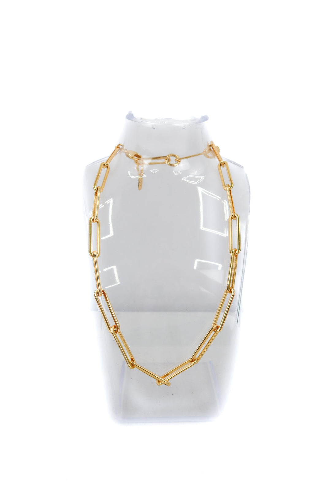 Jenny Bird gold chainlink necklace NWOT (retail $158)