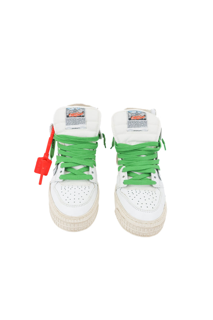 Off-white high top sneakers (37; retail $790)