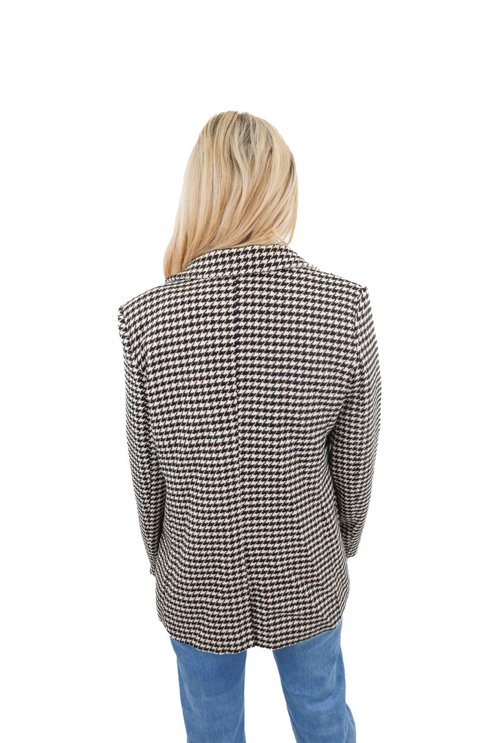 Commense houndstooth blazer NWT (S)
