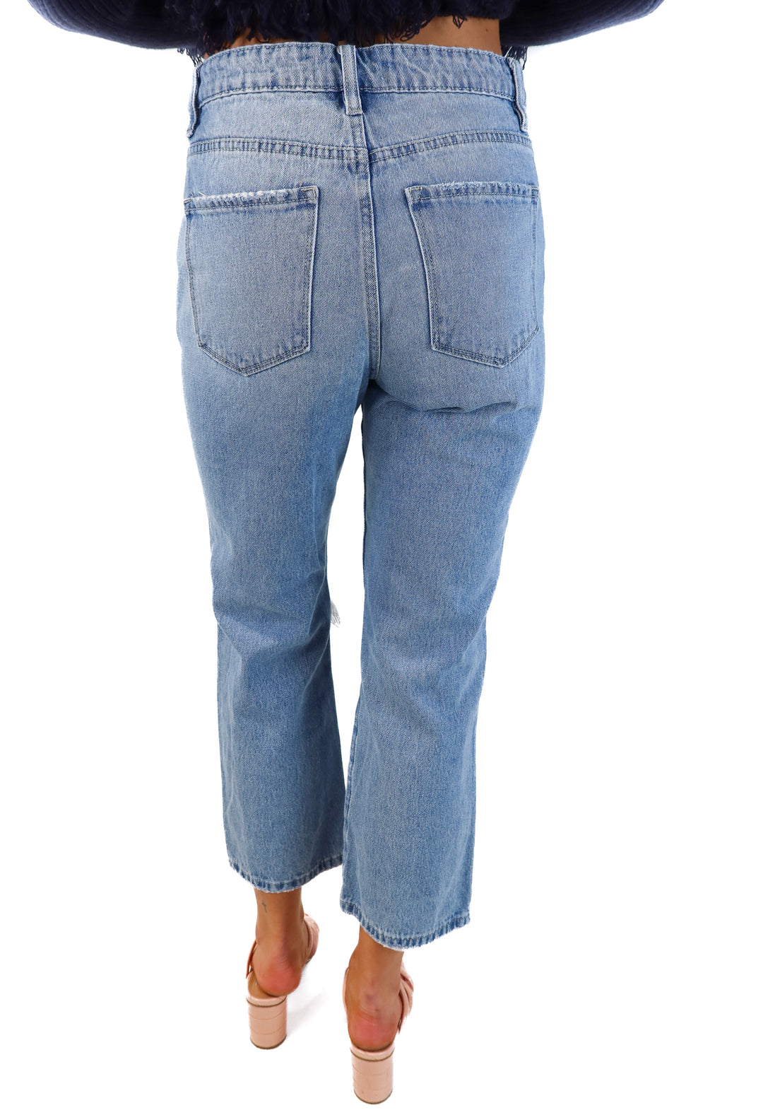 Vervet Distressed Jeans (27; retails for $84.90)