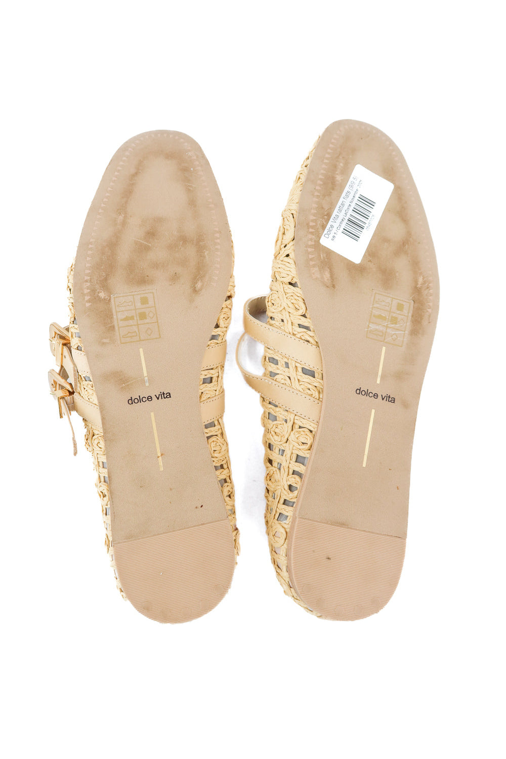 Dolce Vita rattan flats (9/9.5)