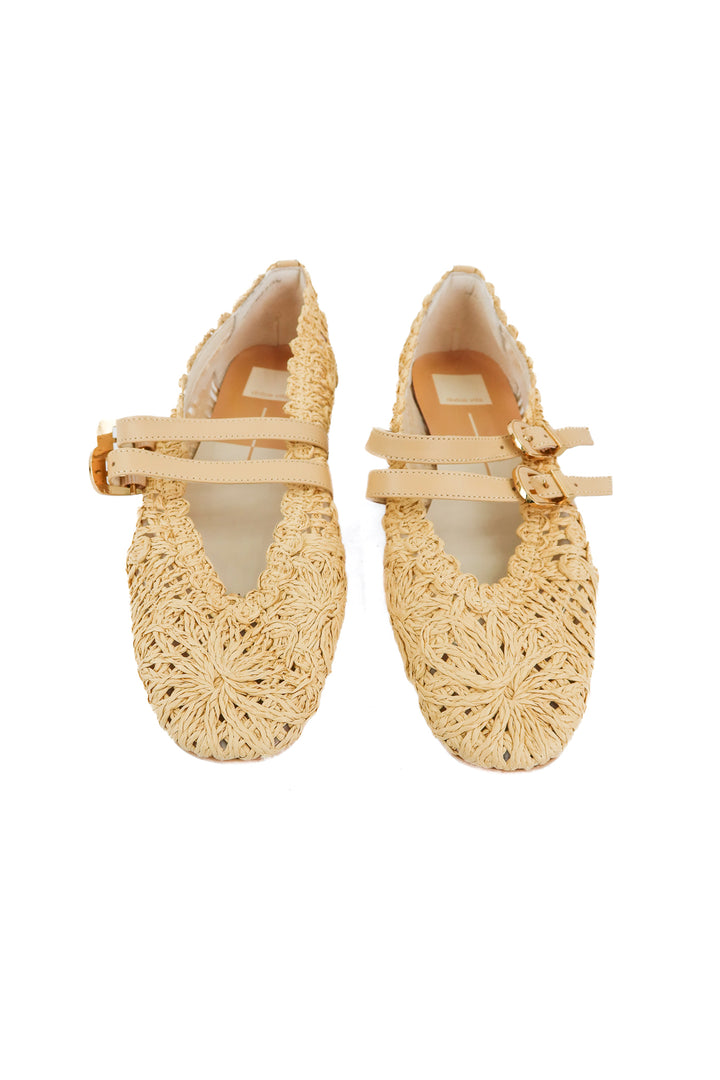 Dolce Vita rattan flats (9/9.5)