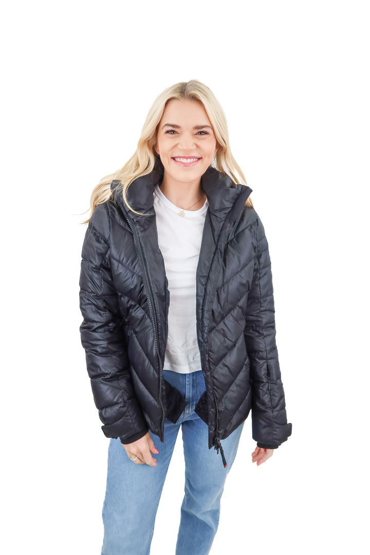 Bogner Fire and Ice black quilted puffer jacket (8)