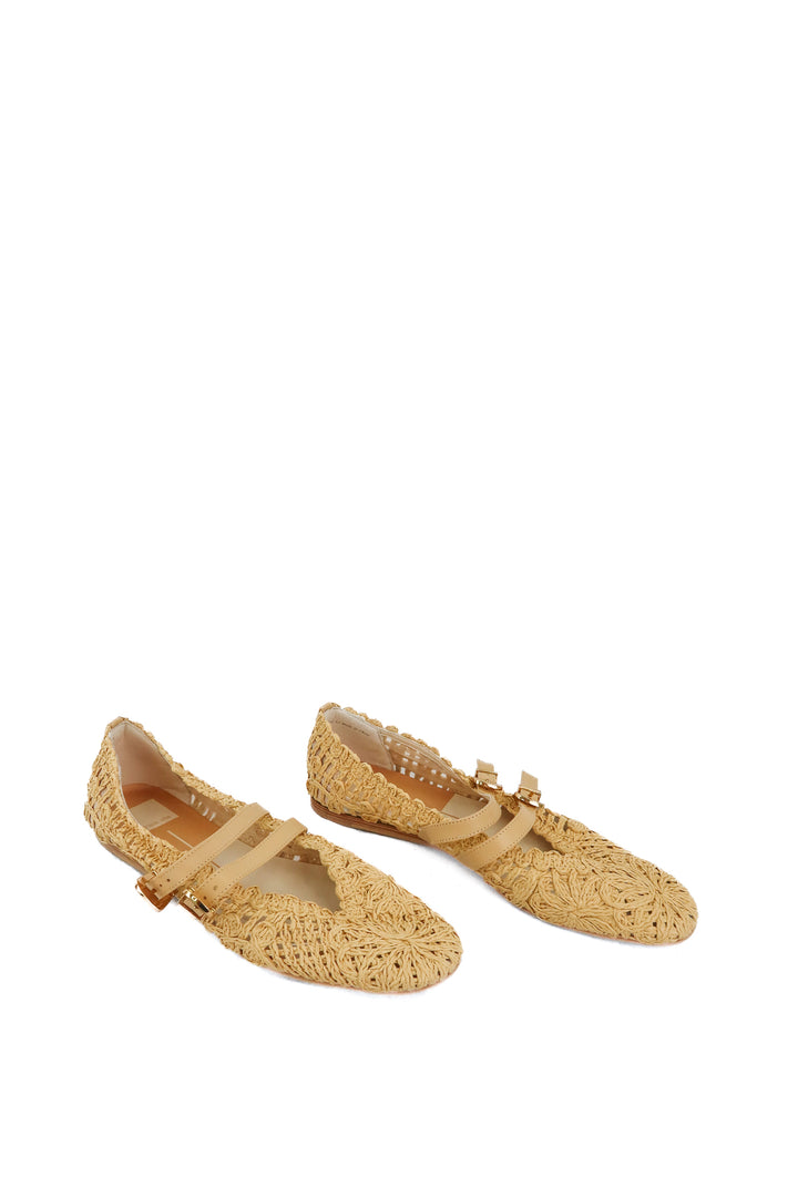 Dolce Vita rattan flats (9/9.5)