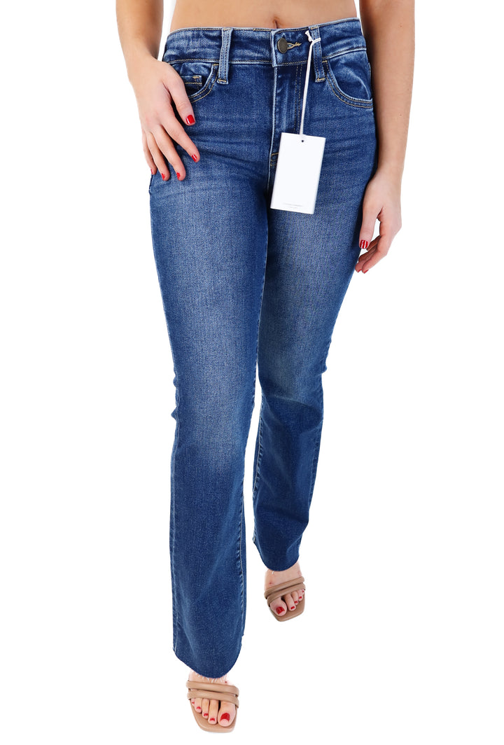 Flying monkey medium wash light flare denim NWT (26; retails for $72.99)