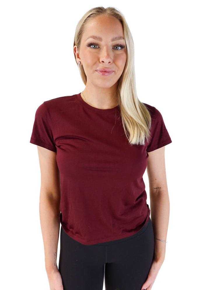 Frame Maroon T-Shirt (XS; retails for $88)