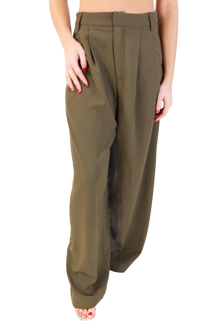Vici olive green trousers (s; retails for $58)
