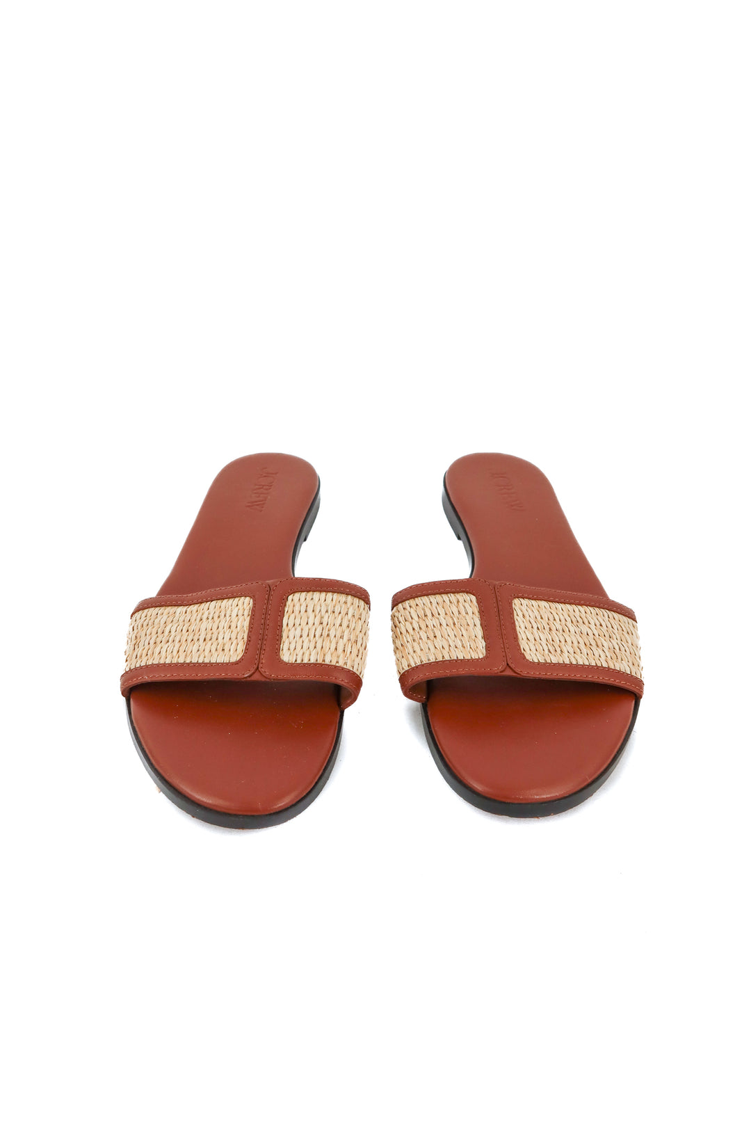 J Crew brown and rattan sandals (10)
