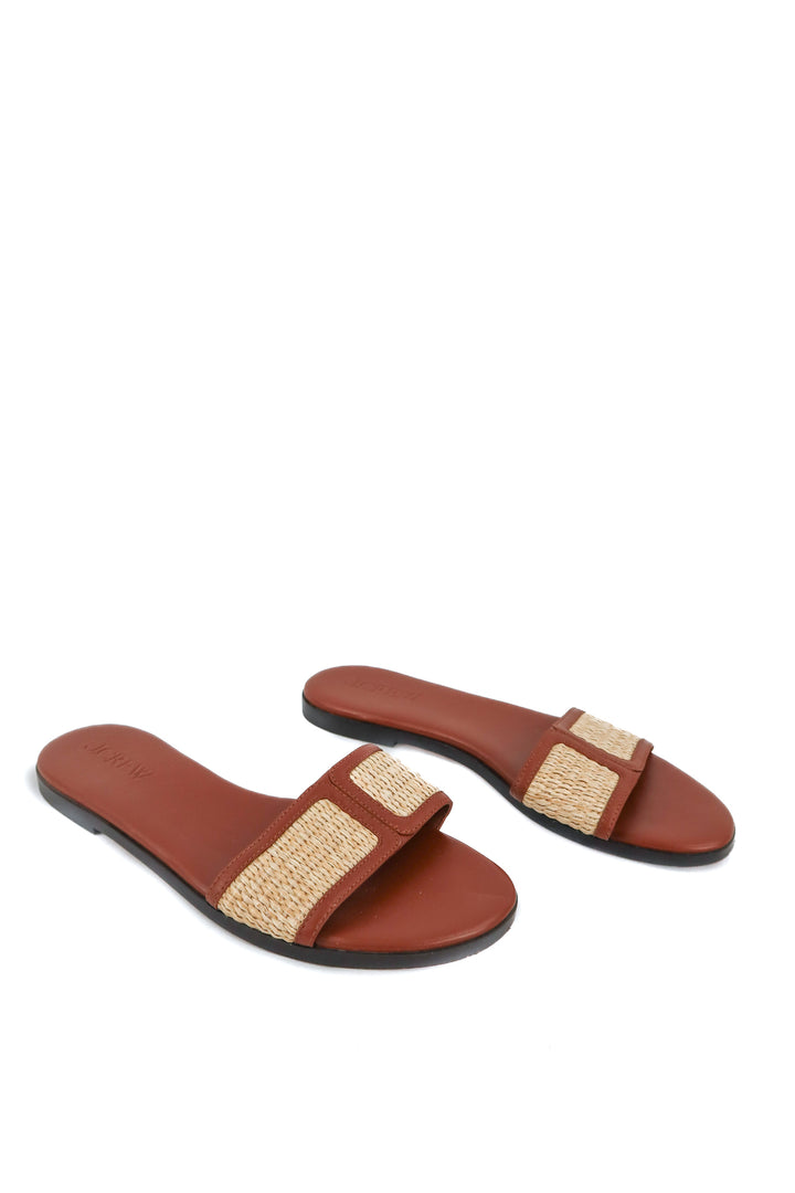 J Crew brown and rattan sandals (10)