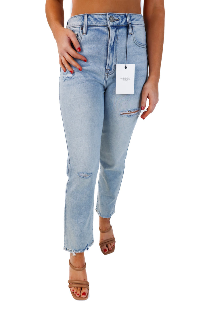 Hidden ‘Quinn’ light wash crop skinny jeans NWT (27; retails for $72)