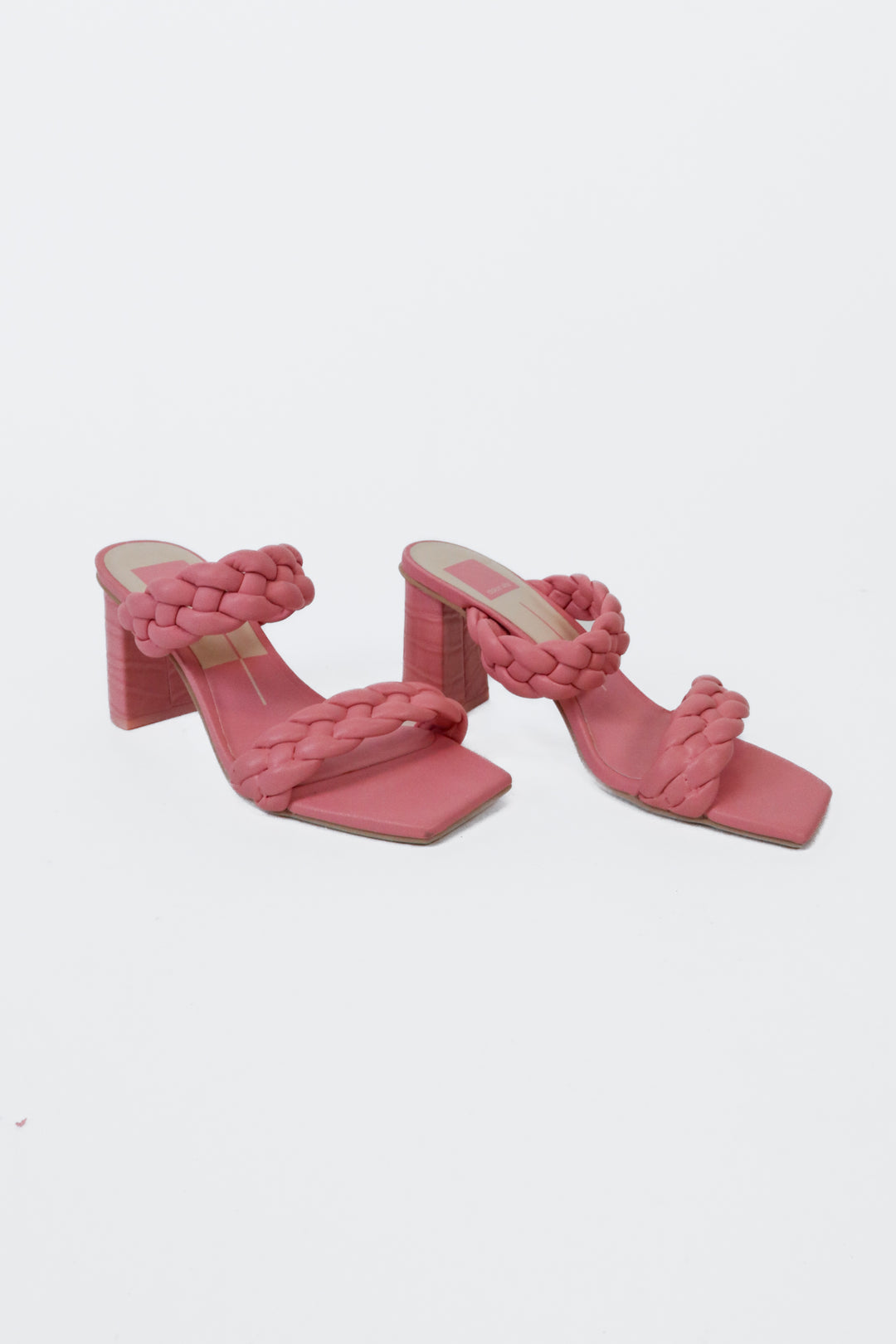 Dolce Vita Pink Braided Heels (6.5)