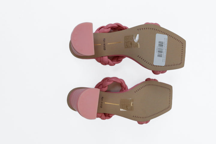 Dolce Vita Pink Braided Heels (6.5)