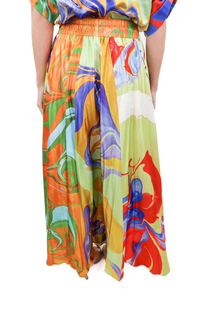 Commense floral maxi skirt (S)