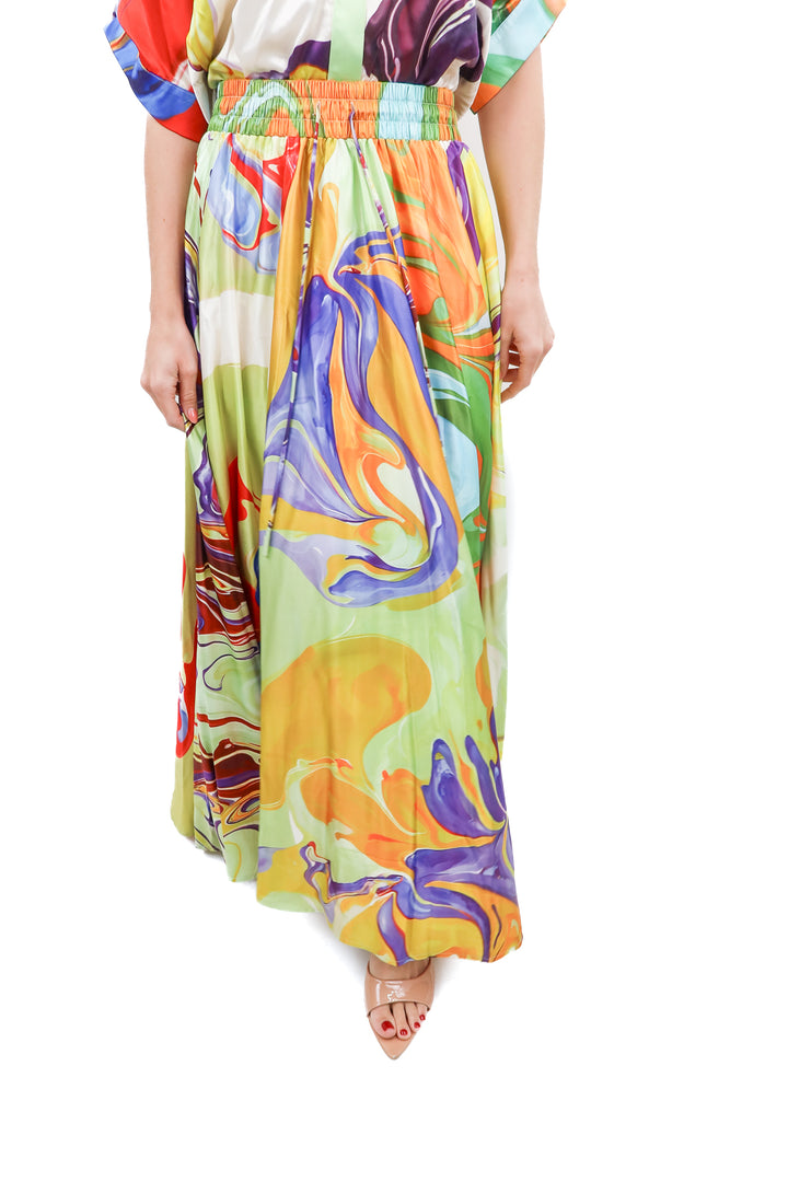 Commense floral maxi skirt (S)