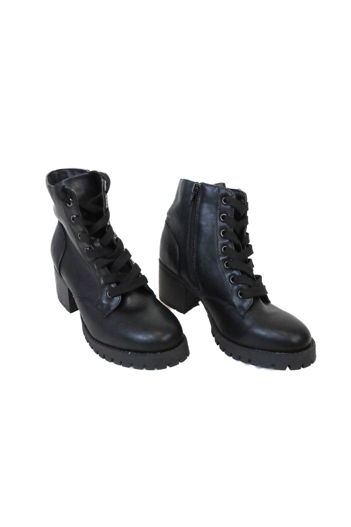 Bamboo Black Combat Boots (7)
