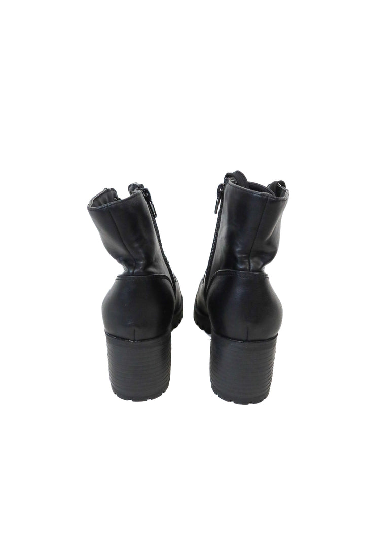 Bamboo Black Combat Boots (7)