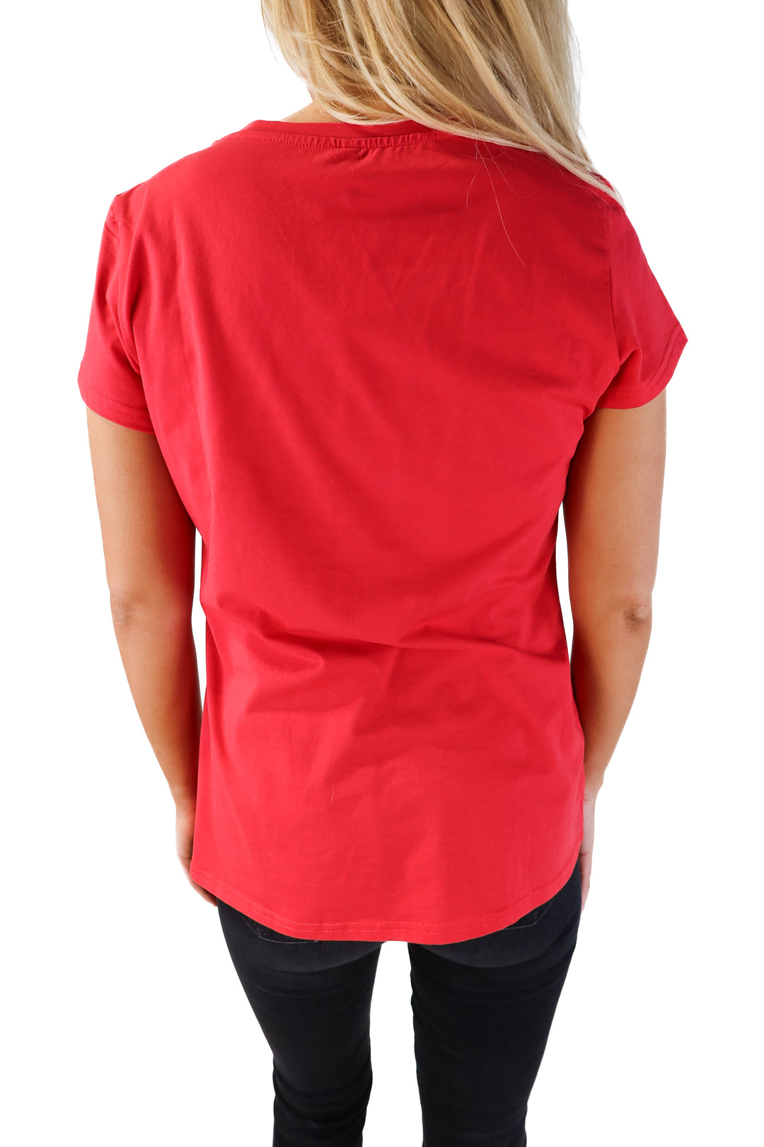 Red short sleeve tee (m)
